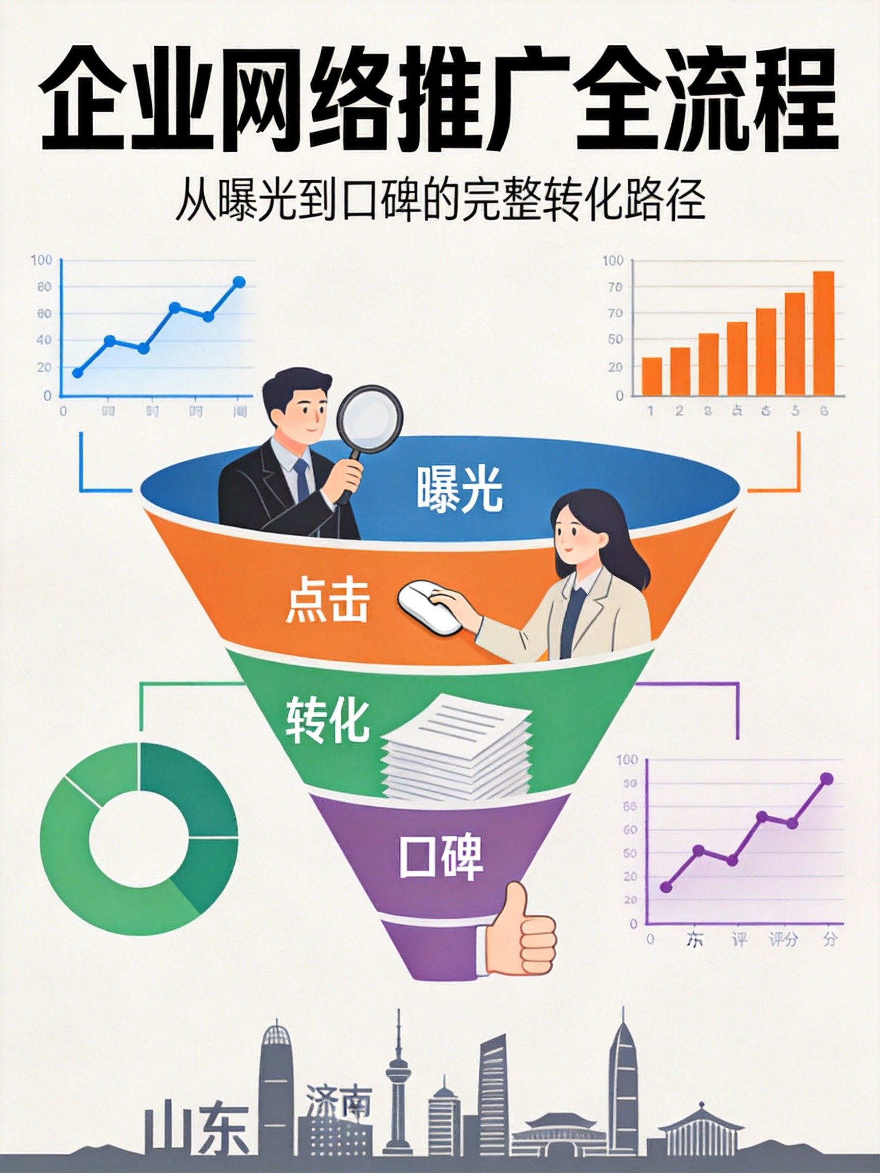 企业网络推广效果评估四大核心指标体系：从曝光到转化全链路分析